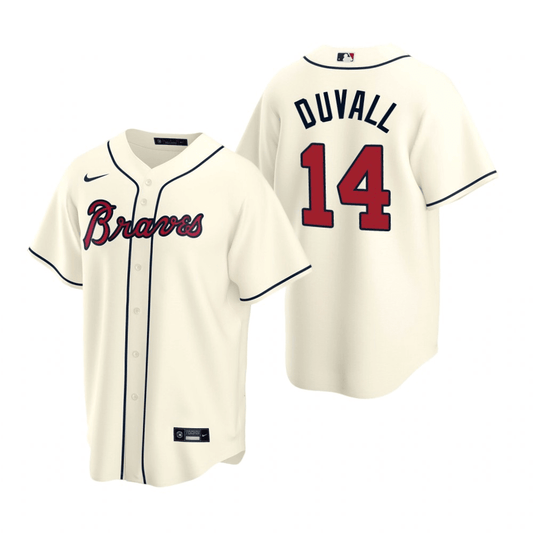 Adam Duvall Atlanta Braves Alternate Cream Baseball Player Jersey