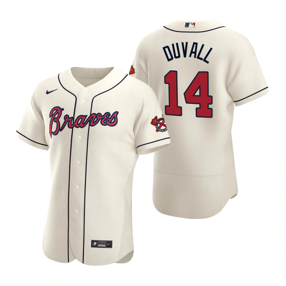 Adam Duvall Atlanta Braves Alternate Cream Baseball Player Jersey