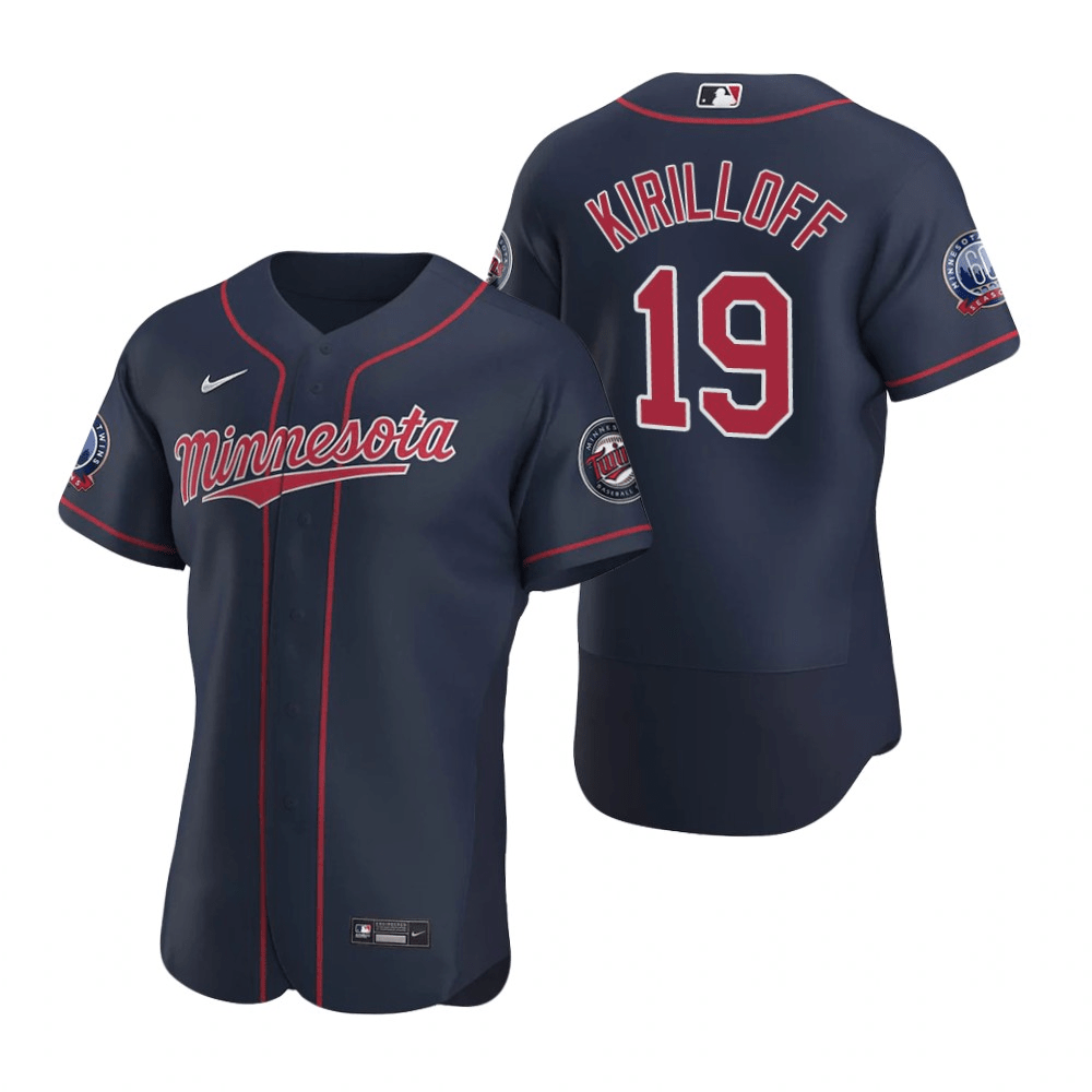 Alex Kirilloff Minnesota Twins Alternate Navy Baseball Player Jersey