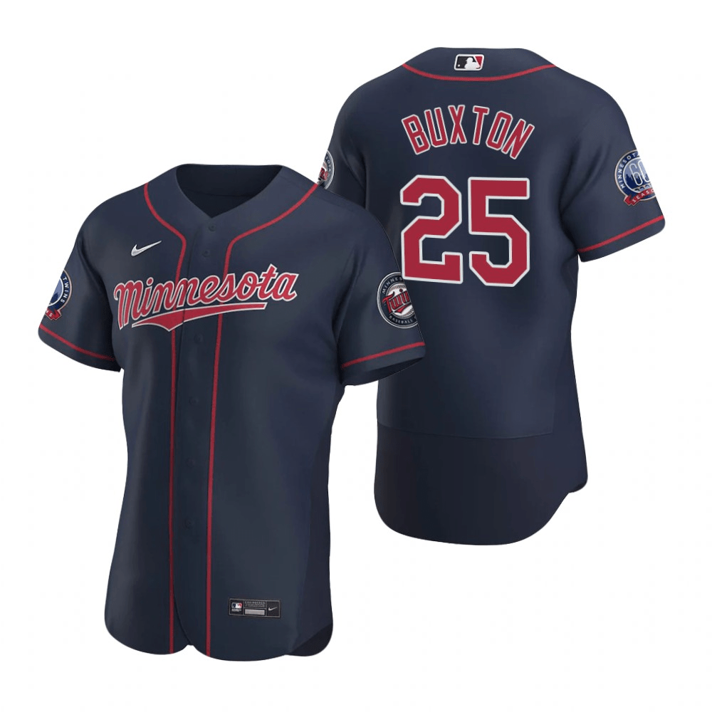 Byron Buxton Minnesota Twins Alternate Navy Baseball Player Jersey
