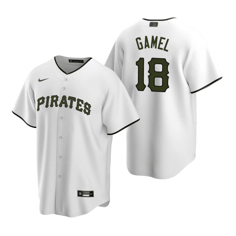 Ben Gamel Pittsburgh Pirates Alternate White Baseball Player Jersey