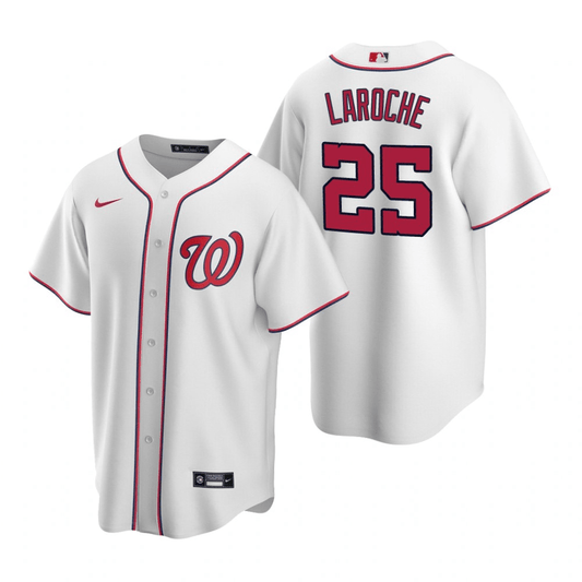 Adam LaRoche Washington Nationals Alternate White Baseball Player Jersey