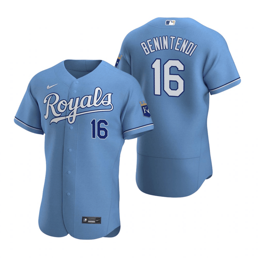Andrew Benintendi Kansas City Royals Alternate Blue Baseball Player Jersey