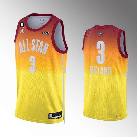 Bones Hyland Denver Nuggets 2023 All Star Orange Swingman Jersey