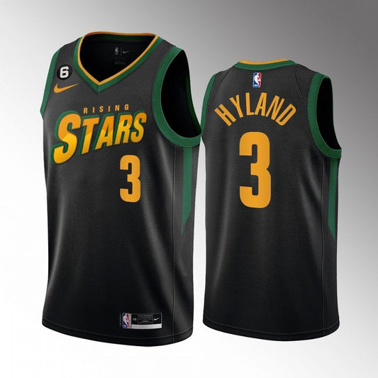 Bones Hyland Denver Nuggets 2023 NBA Rising Stars Black Swingman Jersey