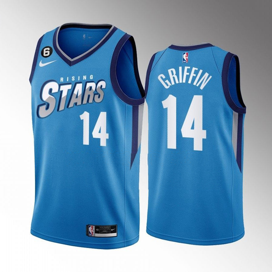AJ Griffin Atlanta Hawks 2023 NBA Rising Stars Blue Swingman Jersey