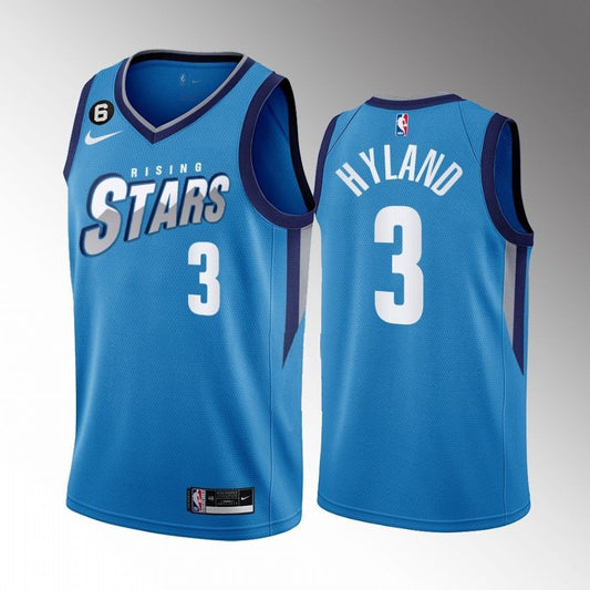 Bones Hyland Denver Nuggets 2023 NBA Rising Stars Blue Swingman Jersey
