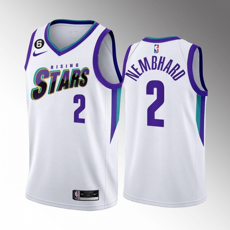 Andrew Nembhard Indiana Pacers 2023 NBA Rising Stars White Swingman Jersey