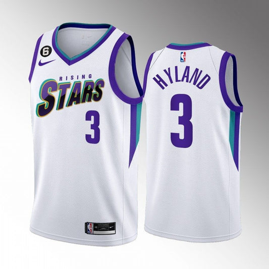 Bones Hyland Denver Nuggets 2023 NBA Rising Stars White Swingman Jersey