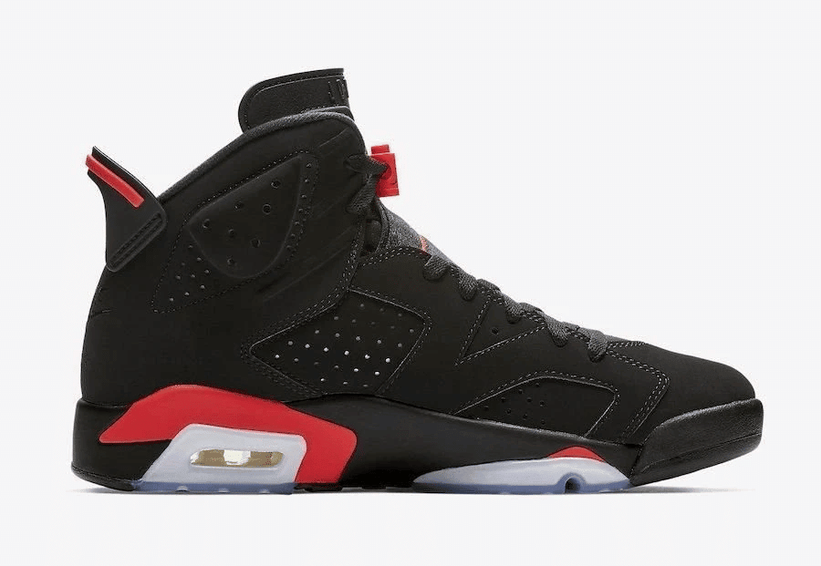Men's Air Jordan 6 Black Infrared Shoes