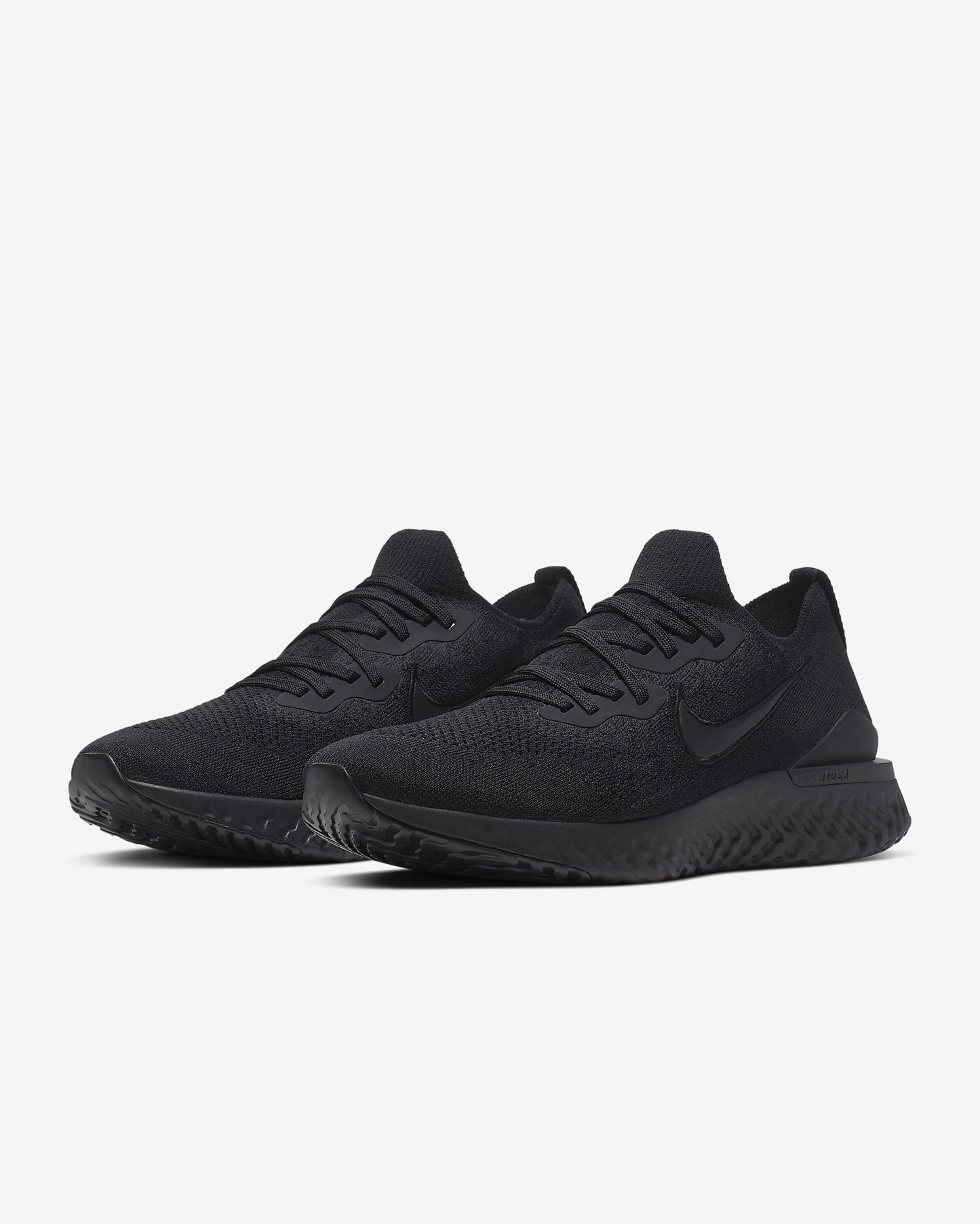 Men's Epic React Flyknit 2 Triple Black Shoes