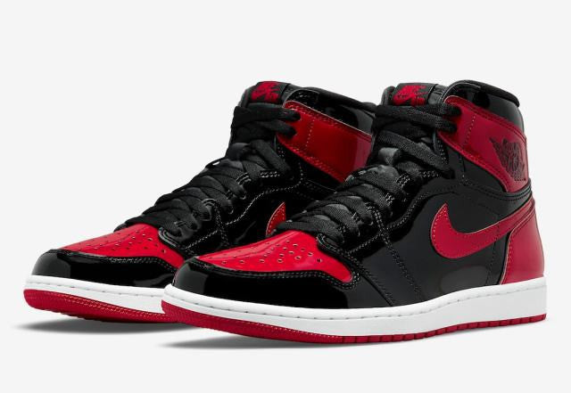 Men's Air Jordan 1 Bred Toe Shoes