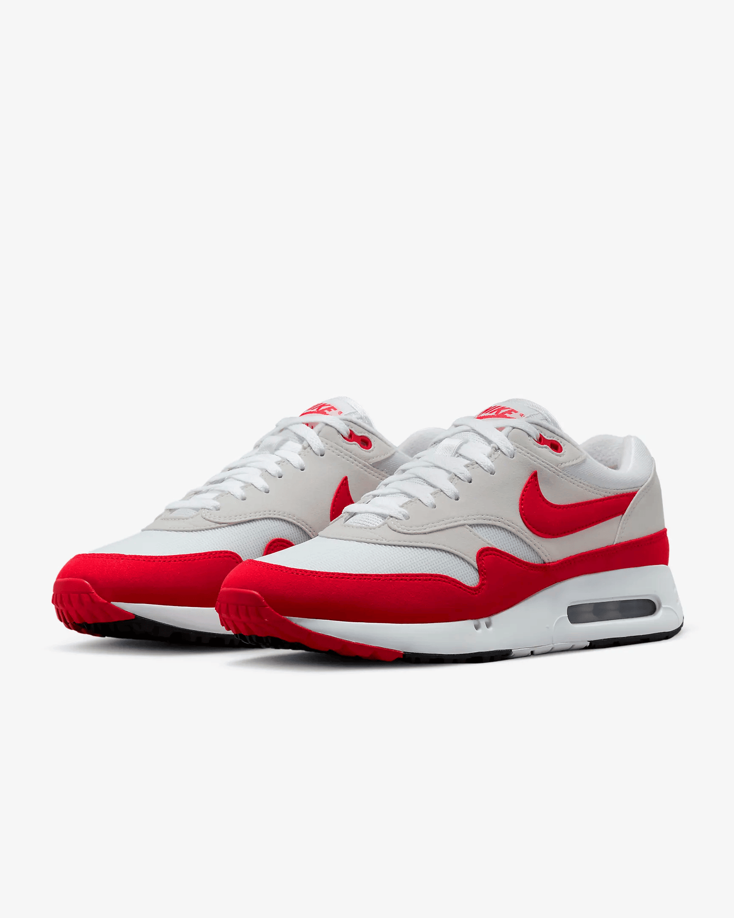 Men's Air Max 1 '86 OG G Neutral Grey And University Red Shoes