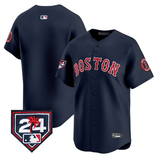 Boston Red Sox Navy 2024 Spring Training Men Jersey