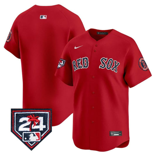 Boston Red Sox Red 2024 Spring Training Men Jersey