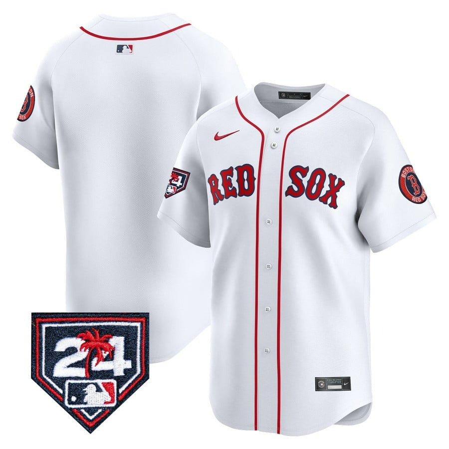 Boston Red Sox White 2024 Spring Training Men Jersey