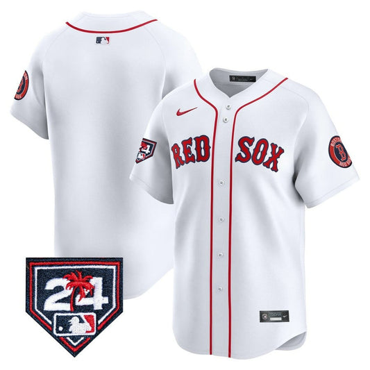 Boston Red Sox White 2024 Spring Training Men Jersey