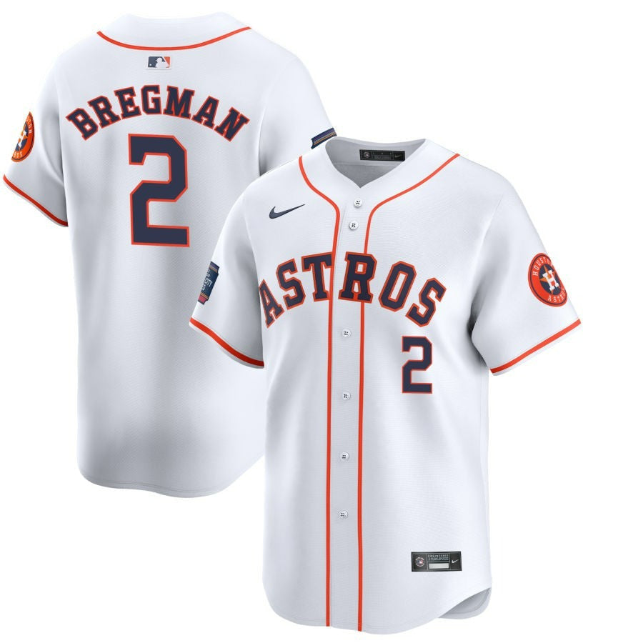 Alex Bregman Houston Astros 2024 MLB World Tour Mexico City Series Home Limited Pick-A-Player White Jersey