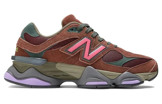 Men's New Balance 9060 Burgundy Pink Shoes