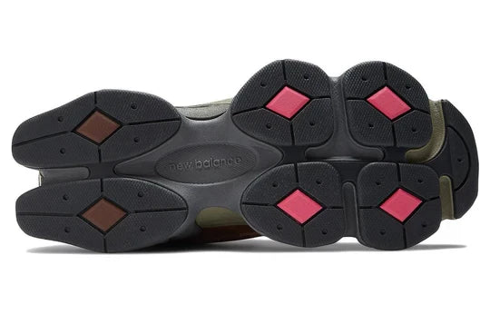 Men's New Balance 9060 Burgundy Pink Shoes