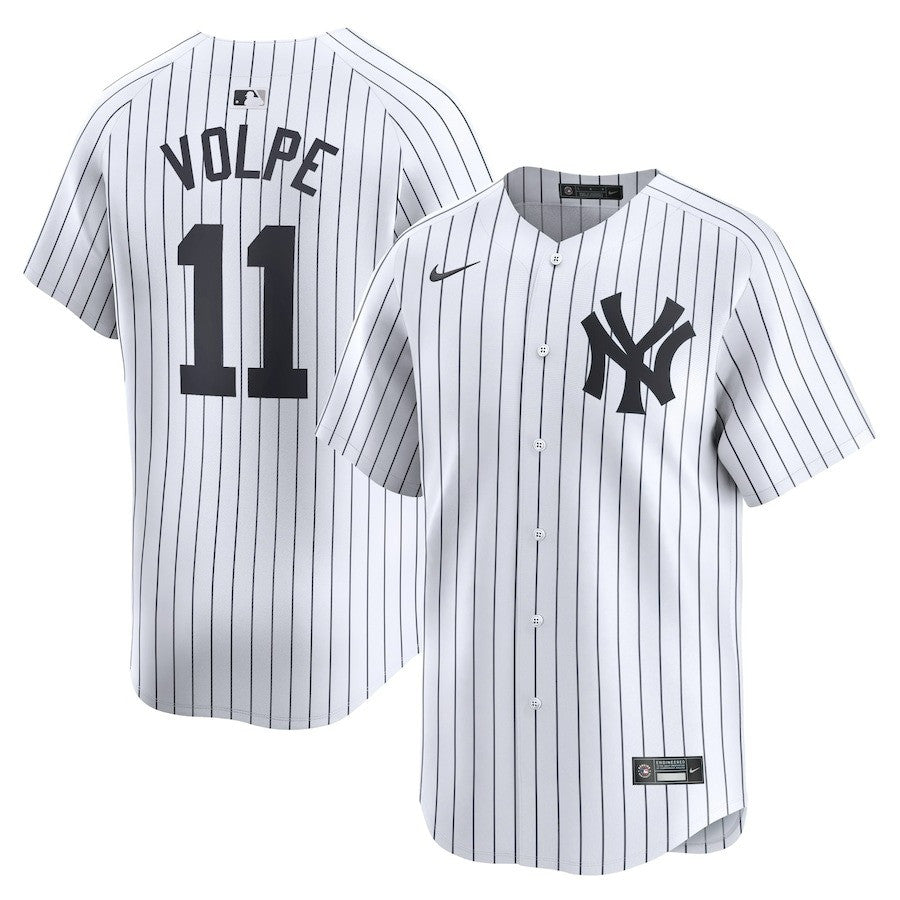 Anthony Volpe New York Yankees 2024 White Home Limited Player Jersey