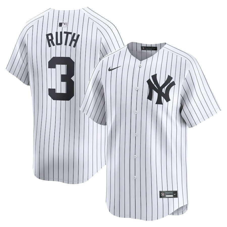 Babe Ruth New York Yankees 2024 White Home Limited Player Jersey