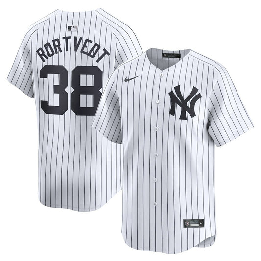 Ben Rortvedt New York Yankees 2024 White Home Limited Player Jersey