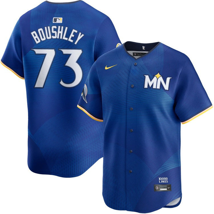 Caleb Boushley Minnesota Twins Royal 2024 City Connect Limited Jersey