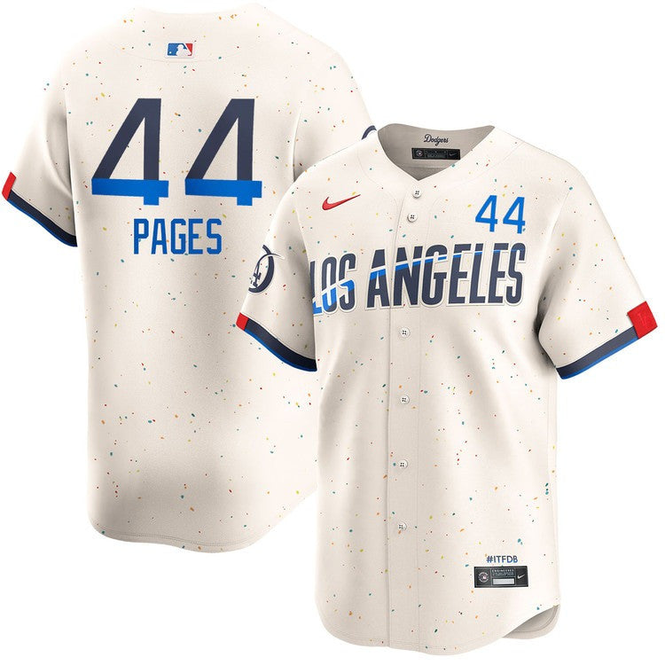 Andy Pages Los Angeles Dodgers 2024 Cream City Connect Limited Player Jersey
