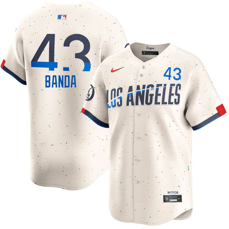 Anthony Banda Los Angeles Dodgers 2024 Cream City Connect Limited Player Jersey