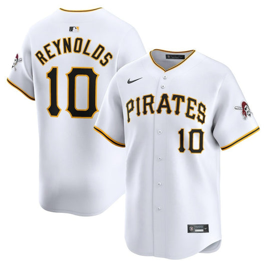 Bryan Reynolds Pittsburgh Pirates 2024 White Home Limited Player Jersey