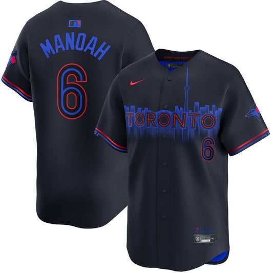 Alek Manoah Toronto Blue Jays 2024 Navy City Connect Limited Jersey