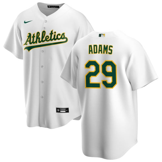 Austin Adams Oakland Athletics 2024 Home Replica White Jersey