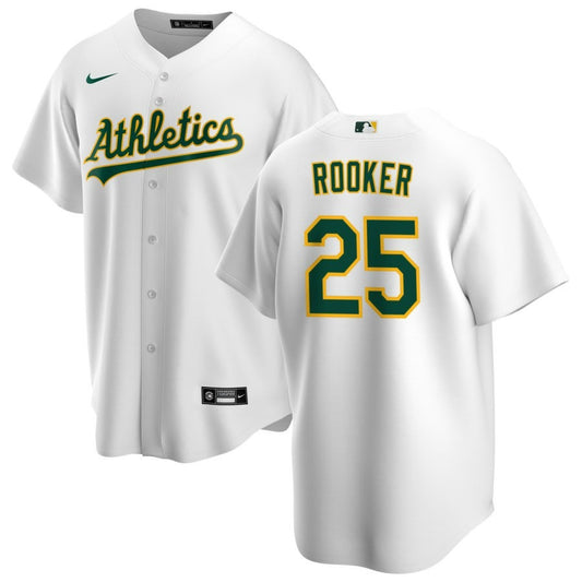 Brent Rooker Oakland Athletics 2024 Home Replica White Jersey