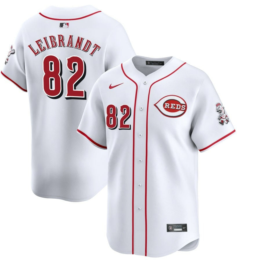 Brandon Leibrandt Cincinnati Reds 2024 Home Limited White Jersey
