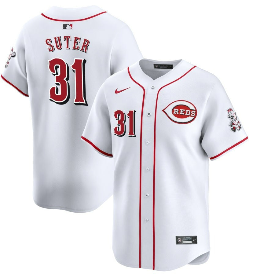 Brent Suter Cincinnati Reds 2024 Home Limited White Jersey