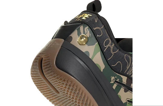 Men's Adidas x A Bathing Ape Dame 9 'Core Black Camo' Shoes
