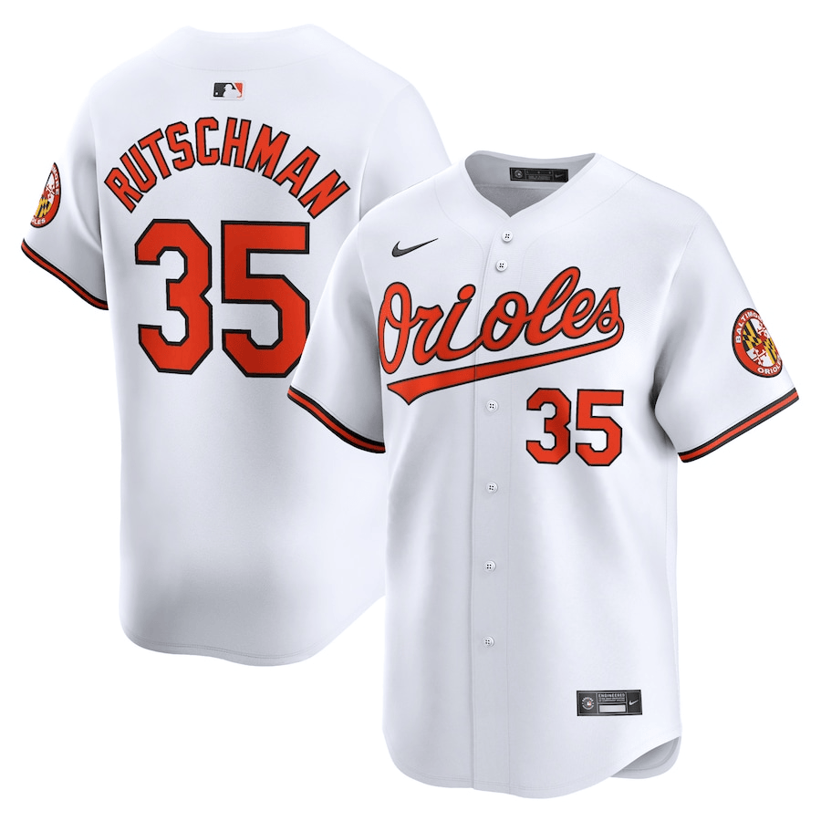 Adley Rutschman Baltimore Orioles 2024-2025 Home Limited White Jersey