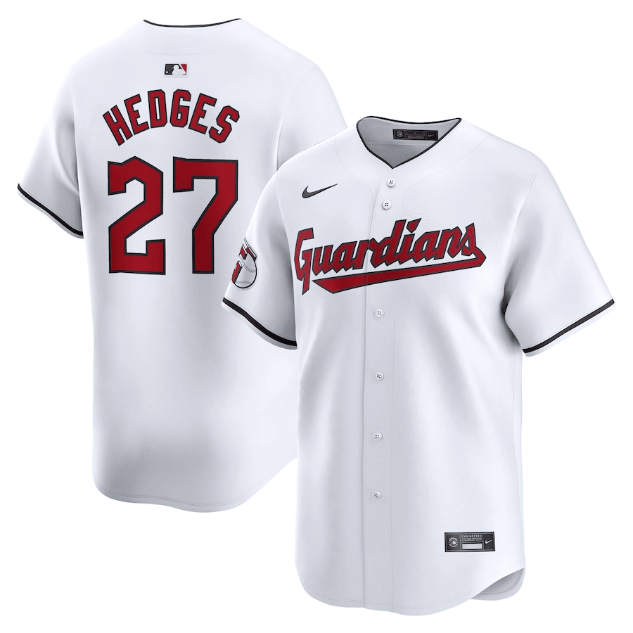 Austin Hedges Cleveland Guardians 2024-2025 Home Limited White Jersey