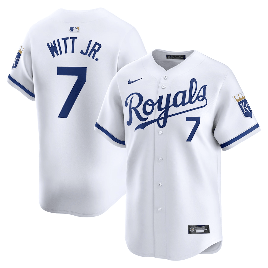 Bobby Witt Jr. Kansas City Royals 2024-2025 Home Limited White Jersey