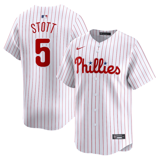 Bryson Stott Philadelphia Phillies 2024-2025 Home Player Name White Jersey
