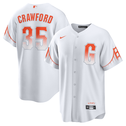 Brandon Crawford San Francisco Giants 2024-2025 City Connect Player White Jersey