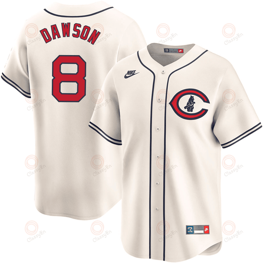Andre Dawson Chicago Cubs 2024-2025 Field of Dreams Limited Cream Jersey