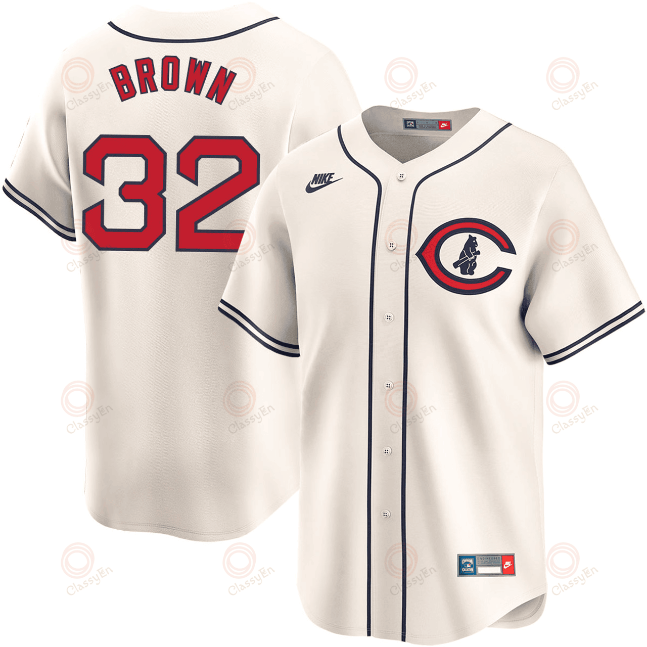 Ben Brown Chicago Cubs 2024-2025 Field of Dreams Limited Cream Jersey