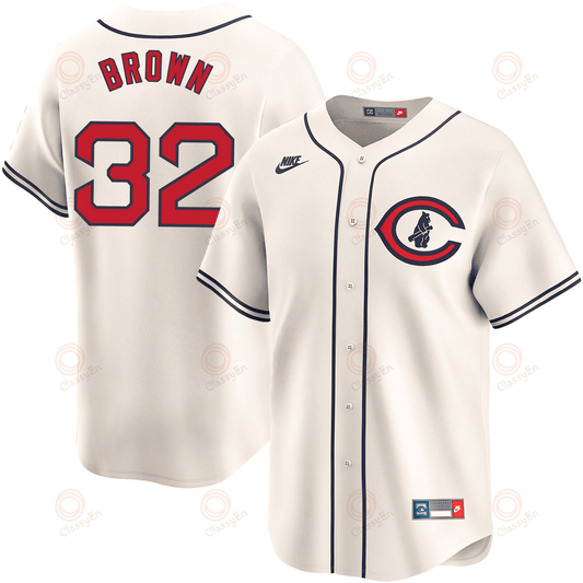 Ben Brown Chicago Cubs 2024-2025 Field of Dreams Limited Cream Jersey