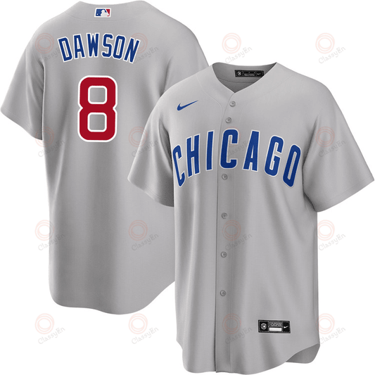 Andre Dawson Chicago Cubs 2024-2025 Road Gray Jersey