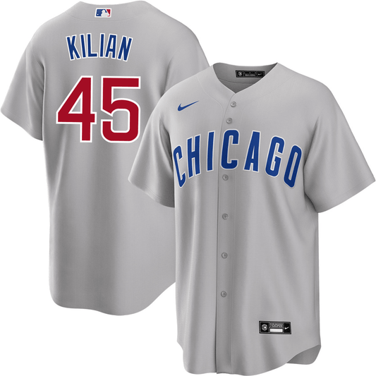 Caleb Kilian Chicago Cubs 2024-2025 Road Gray Jersey