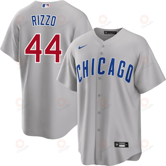 Anthony Rizzo Chicago Cubs 2024-2025 Road Gray Jersey