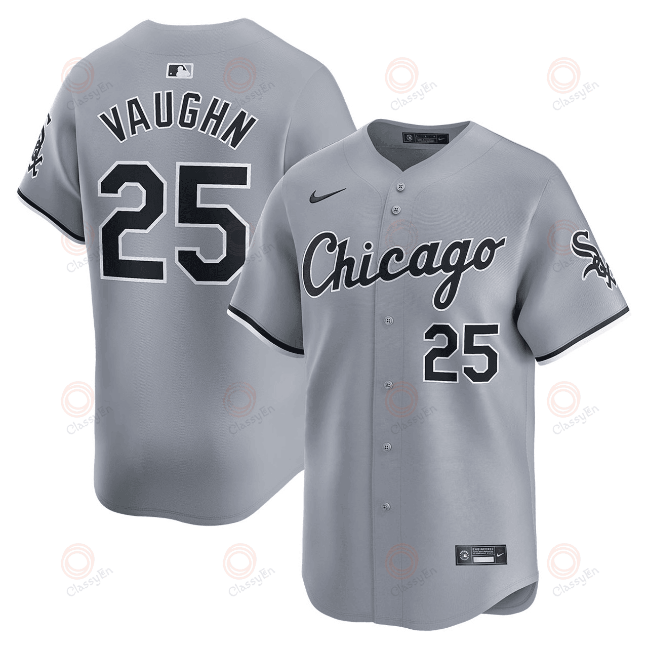Andrew Vaughn Chicago White Sox 2024-2025 Road Limited Gray Jersey