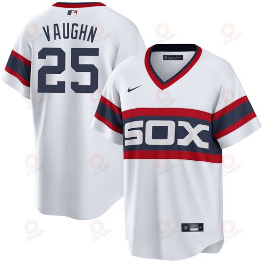 Andrew Vaughn Chicago White Sox 2024-2025 White Alternate White Jersey